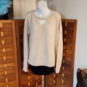 Maurices brand beige chaneal sweater